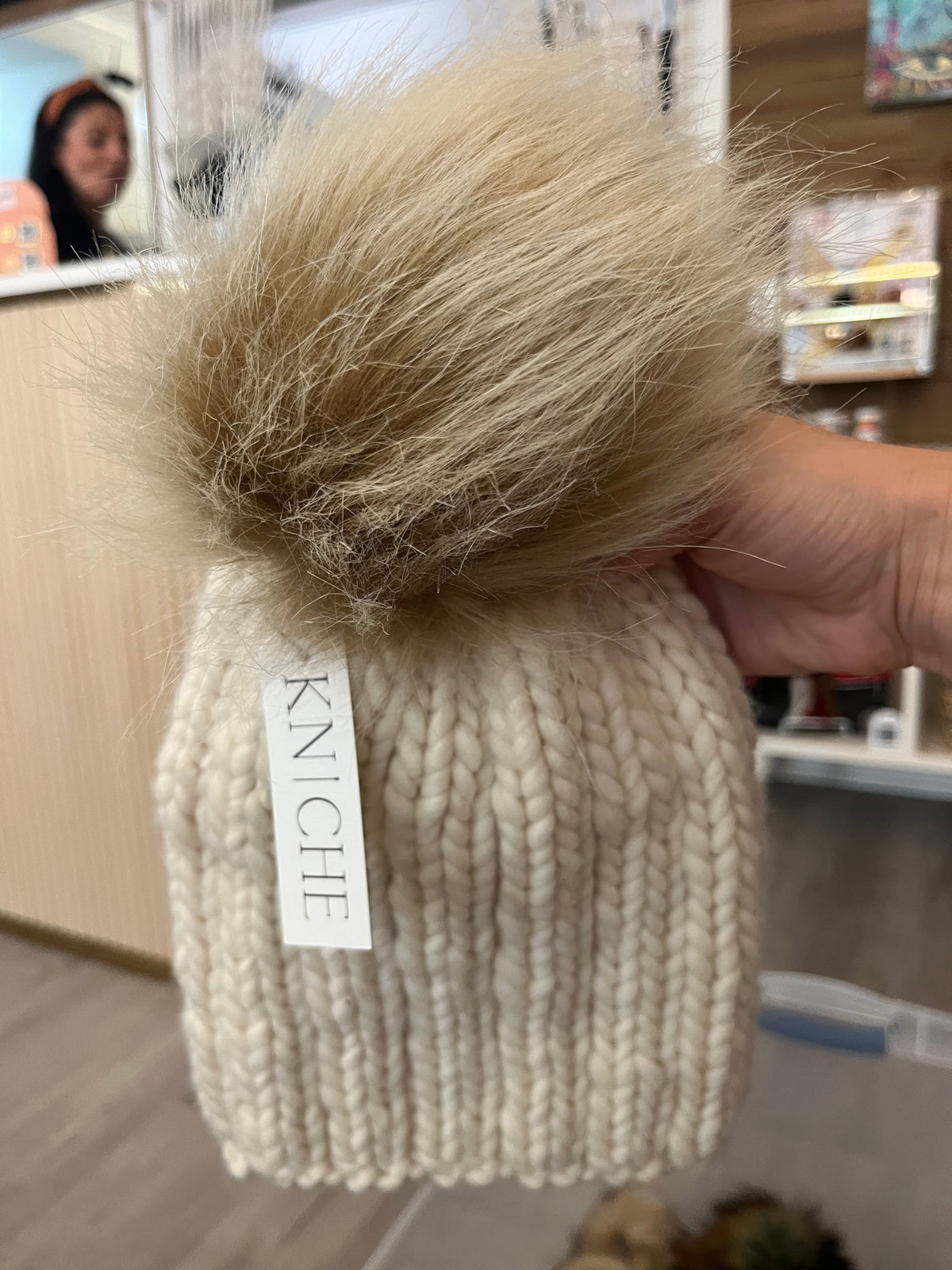 Hat + Pom | Cream