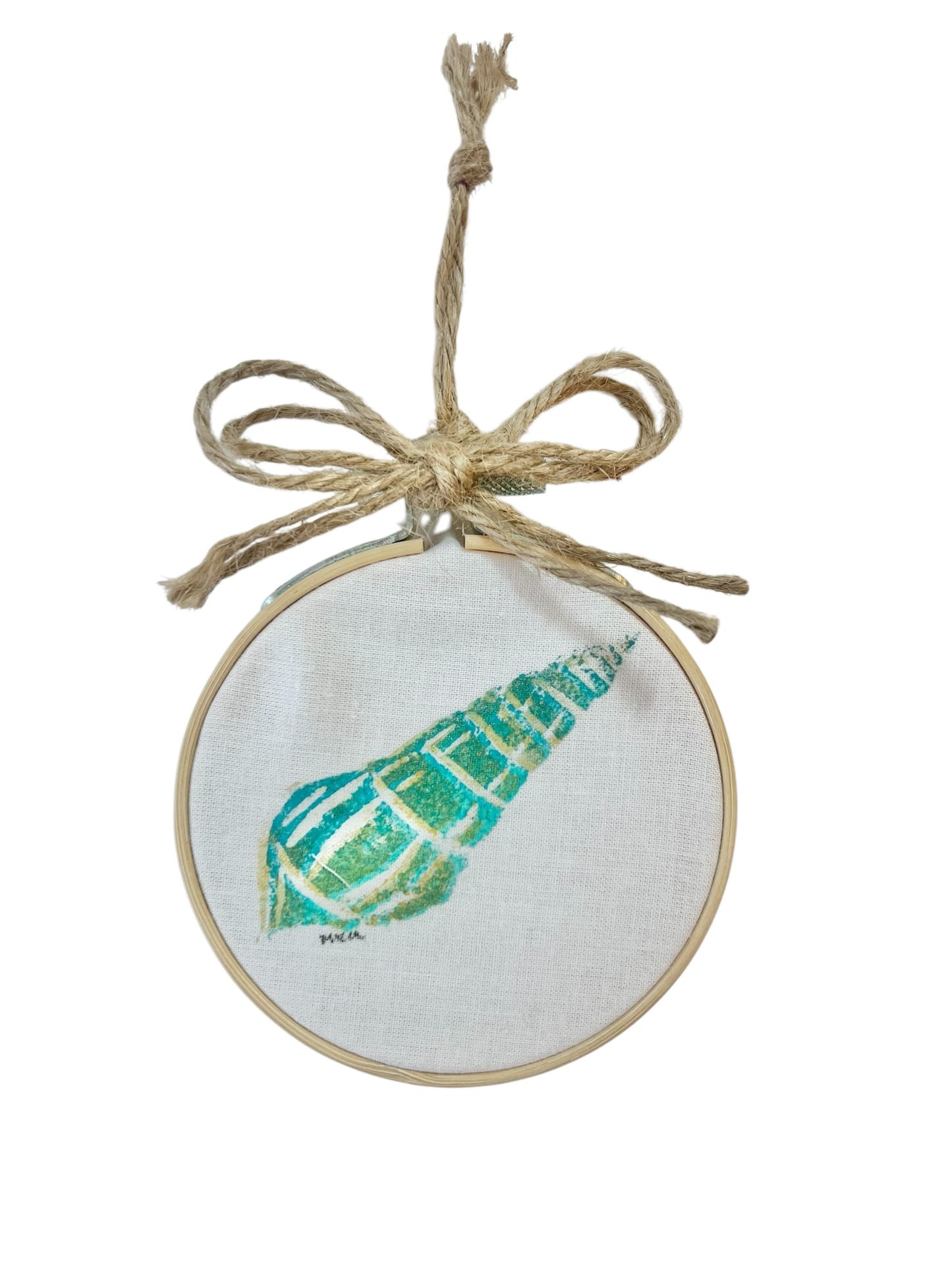 Hand Printed Small Ornament