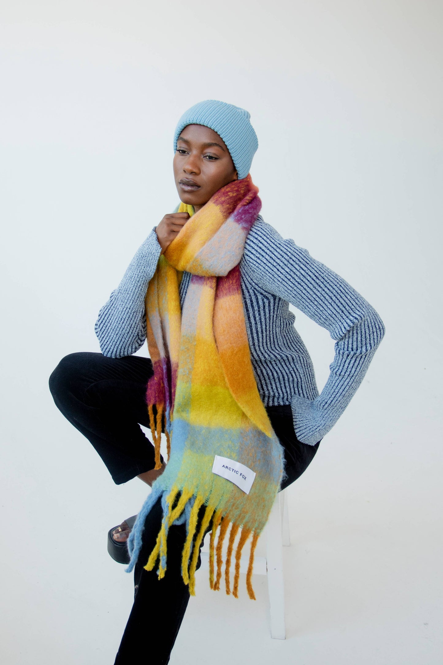 Scarf | Yellow Check