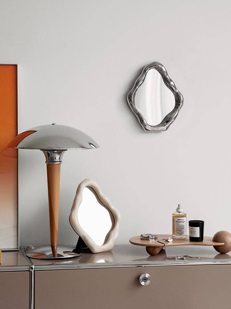 Puddle Mirror | Ivory