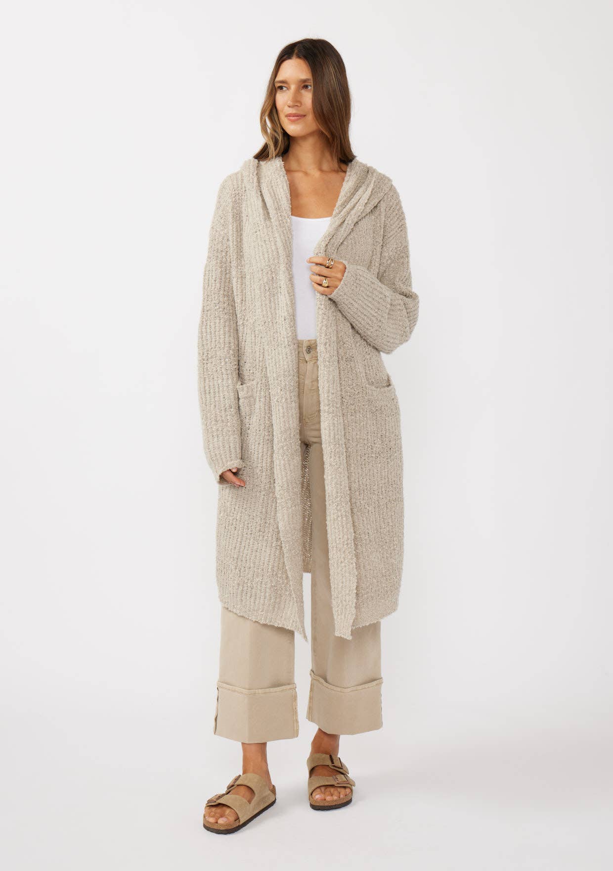Hooded Sweater | Light Grey