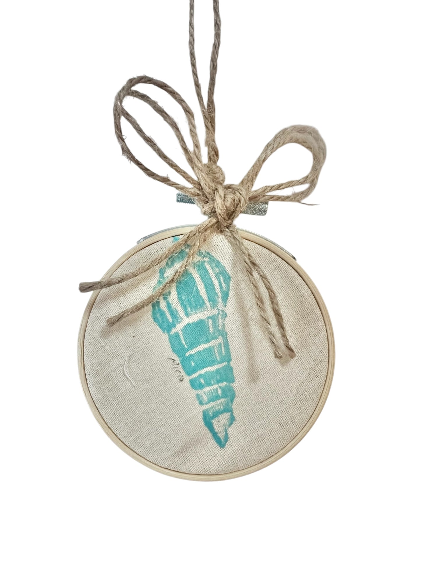 Hand Printed Small Ornament