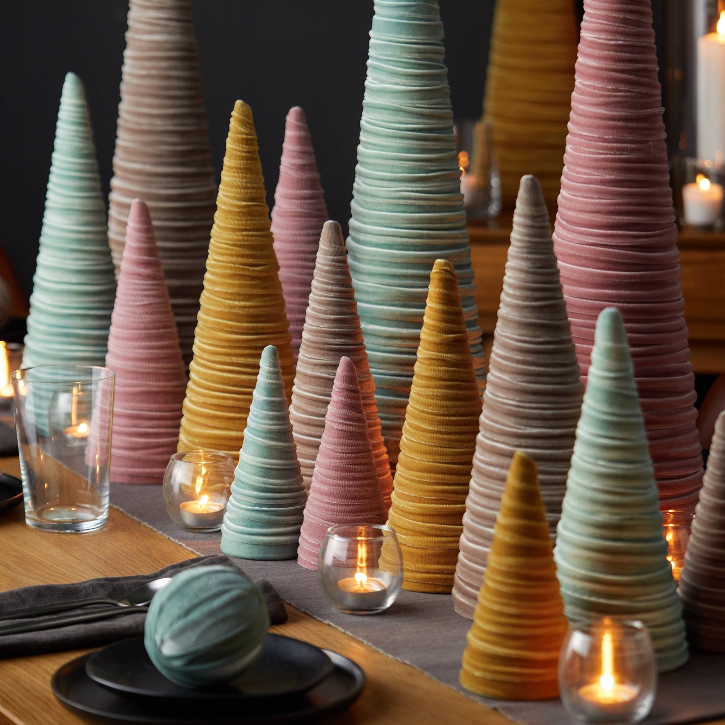 Velvet Trees | Taupe