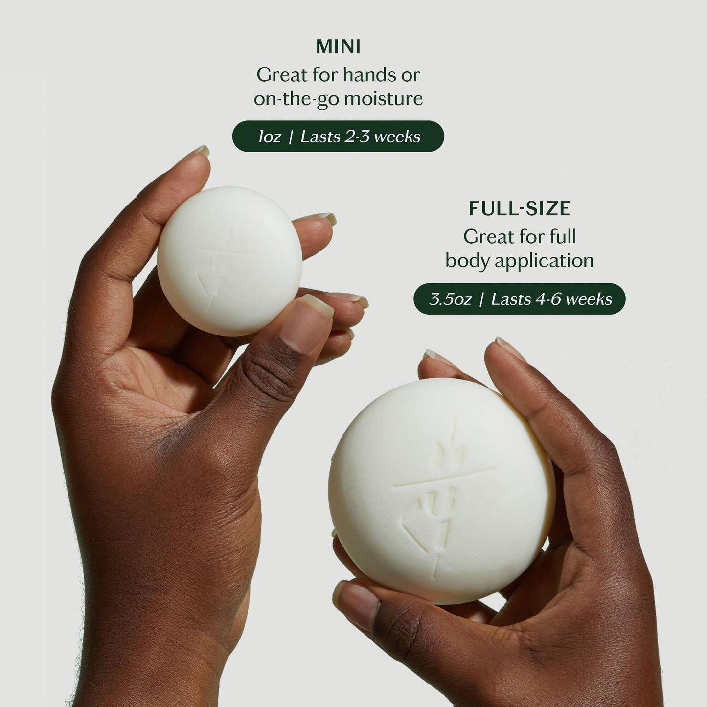 Unscented Stone | Deep Moisturizing Lotion Bar: Starter Kit (3.5 oz)