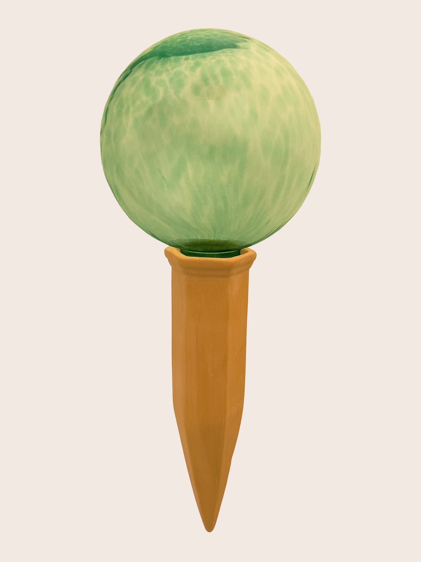 12cm Spring Globe | Emerald Iridescent