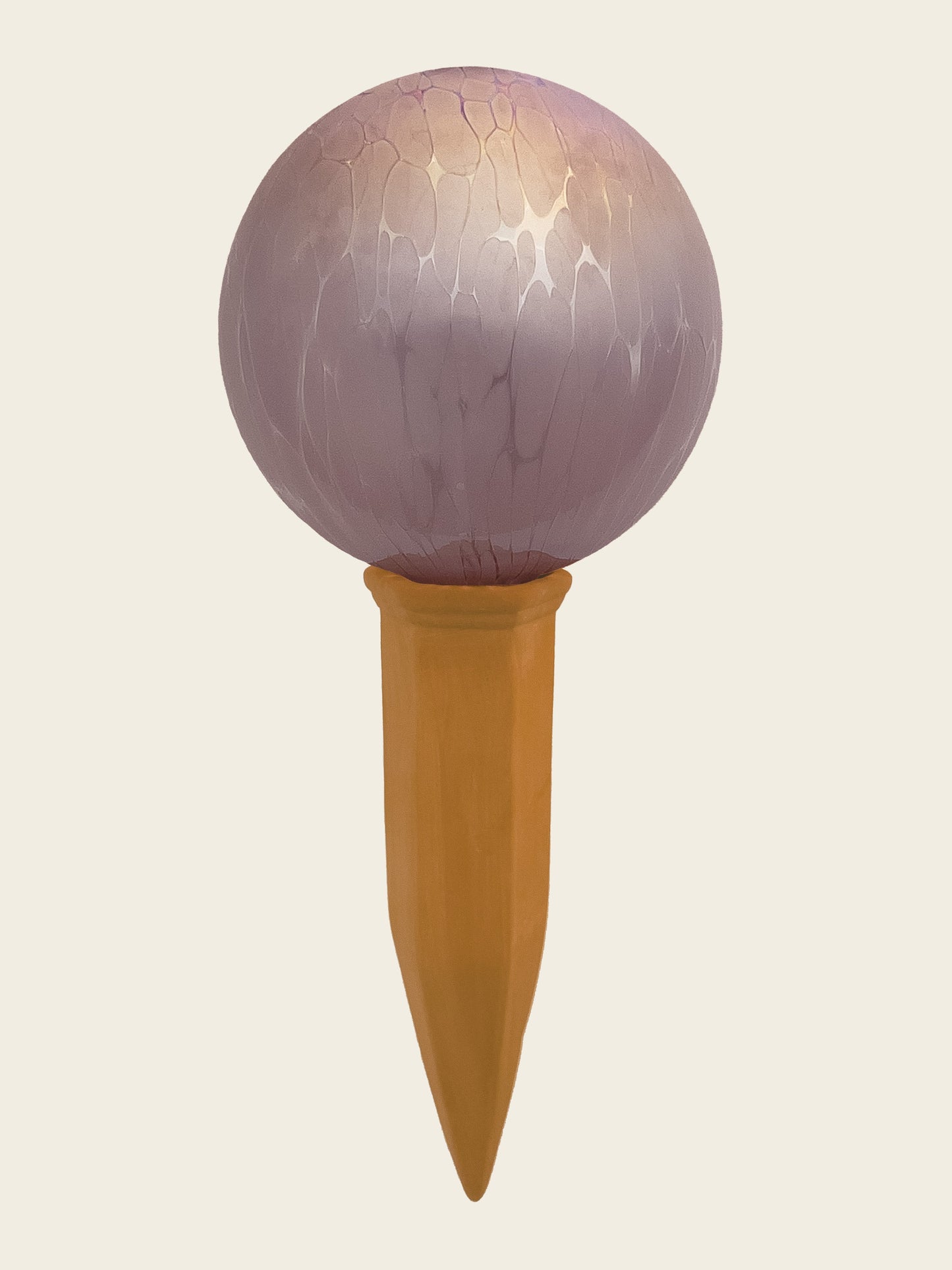 12cm Spring Globe | Lilac Iridescent