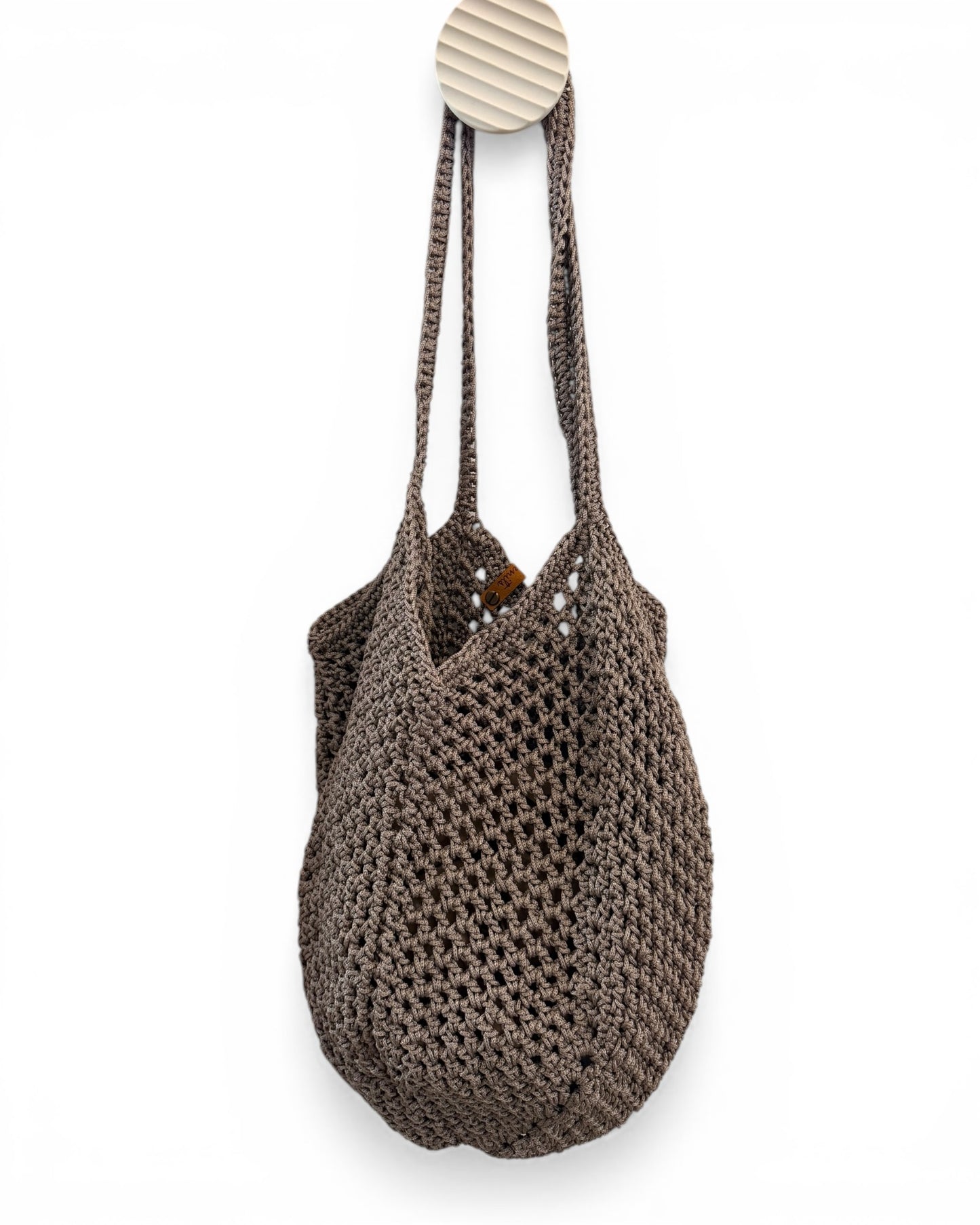 Hand-Crochet Market Bag | Solid