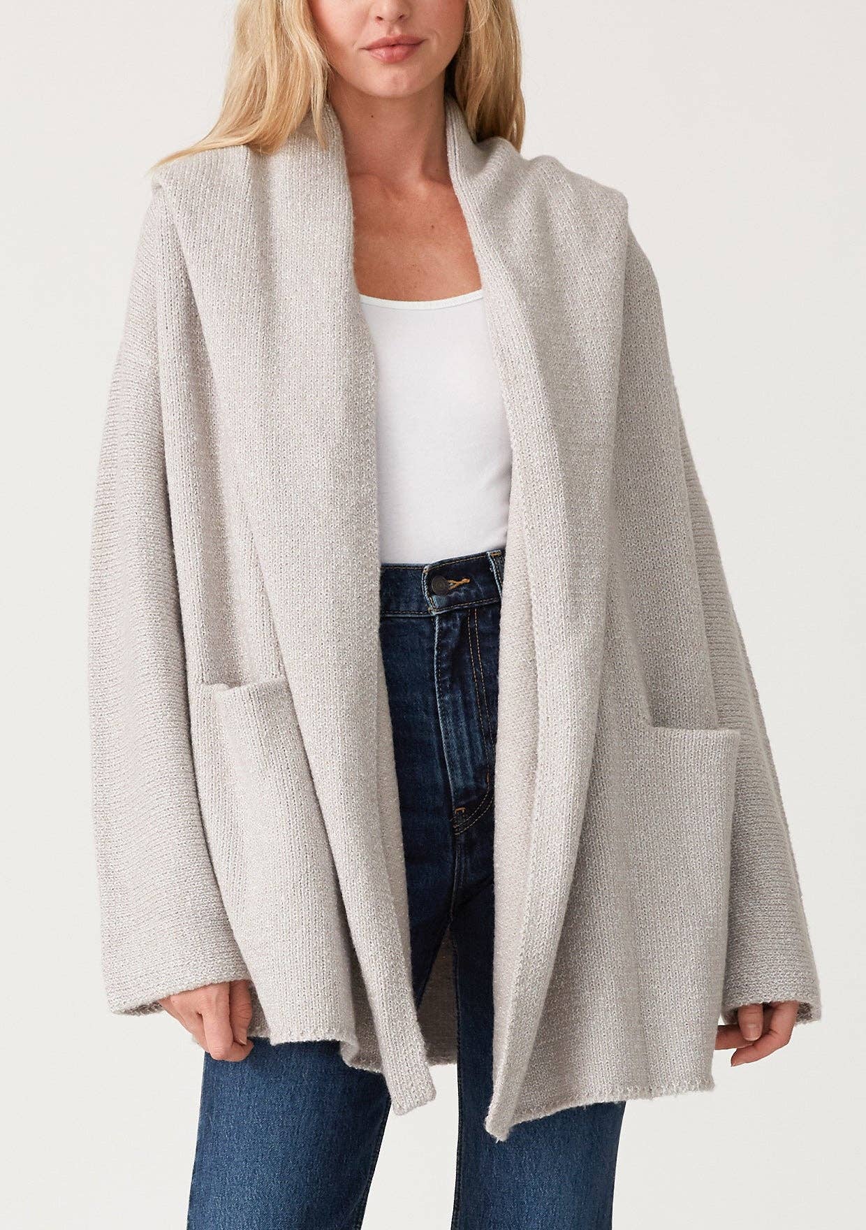 Hooded Sweater | Heather Grey