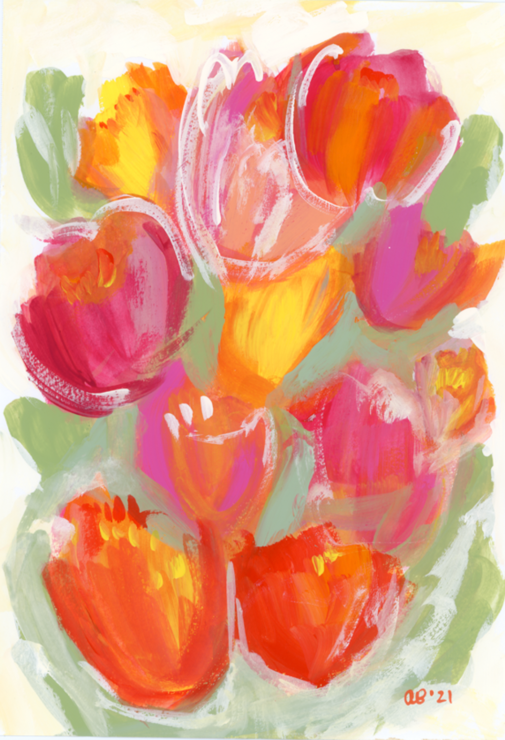 Tulips Print | 7x9
