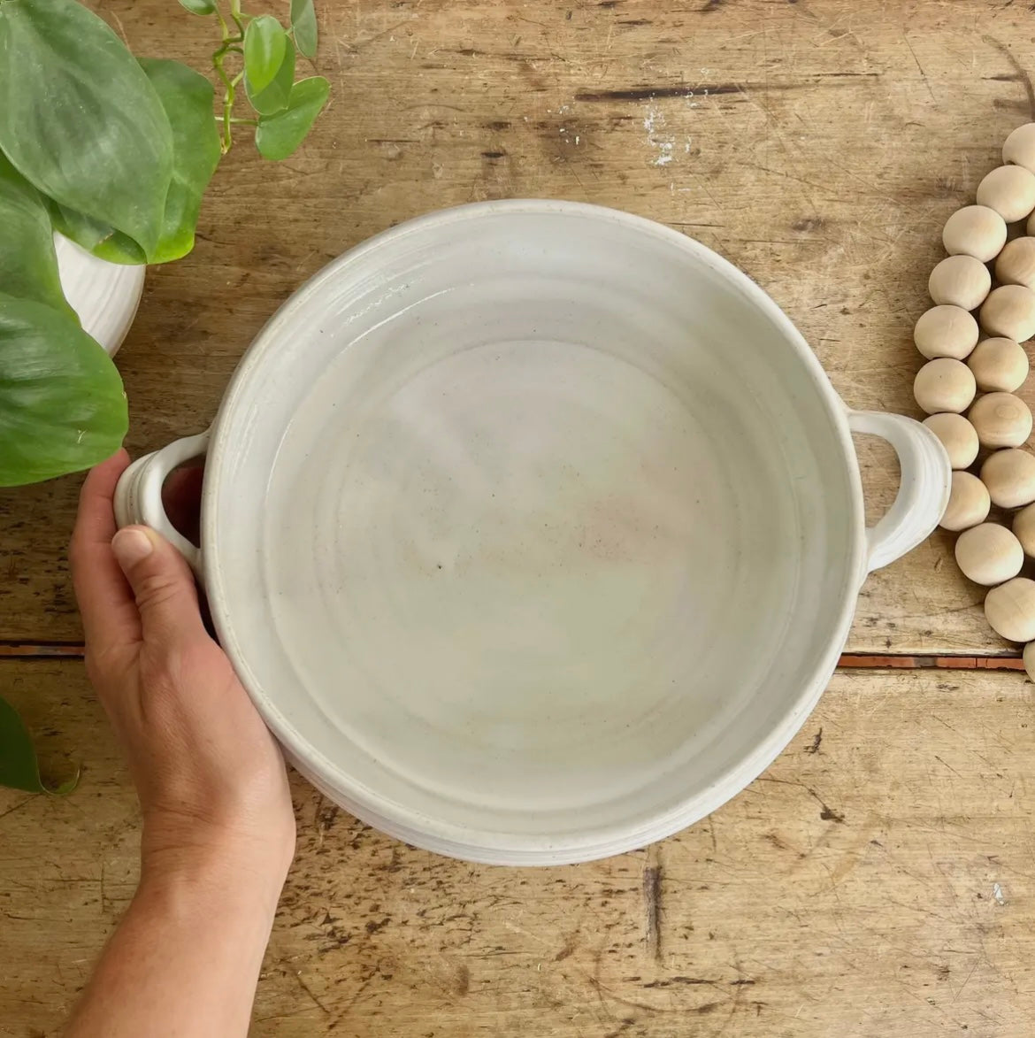 Ceramic Deep Baker | White