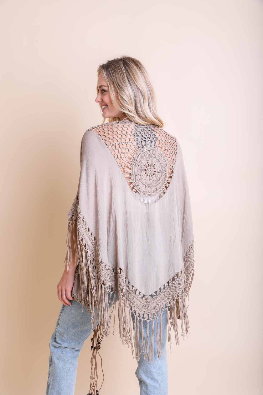 Kimono | Crochet | Blue