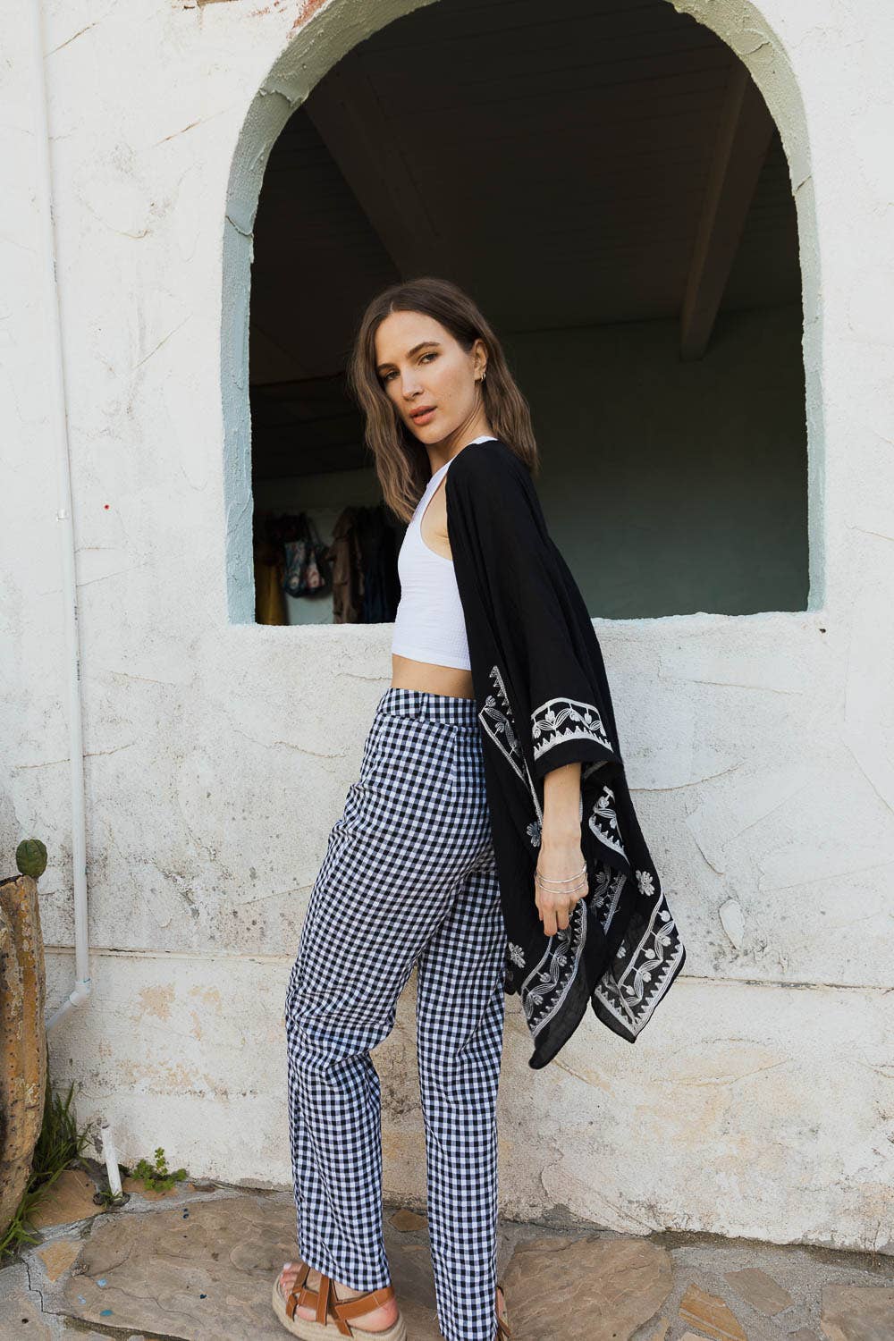 Kimono | Embroidered | Dusty Rose