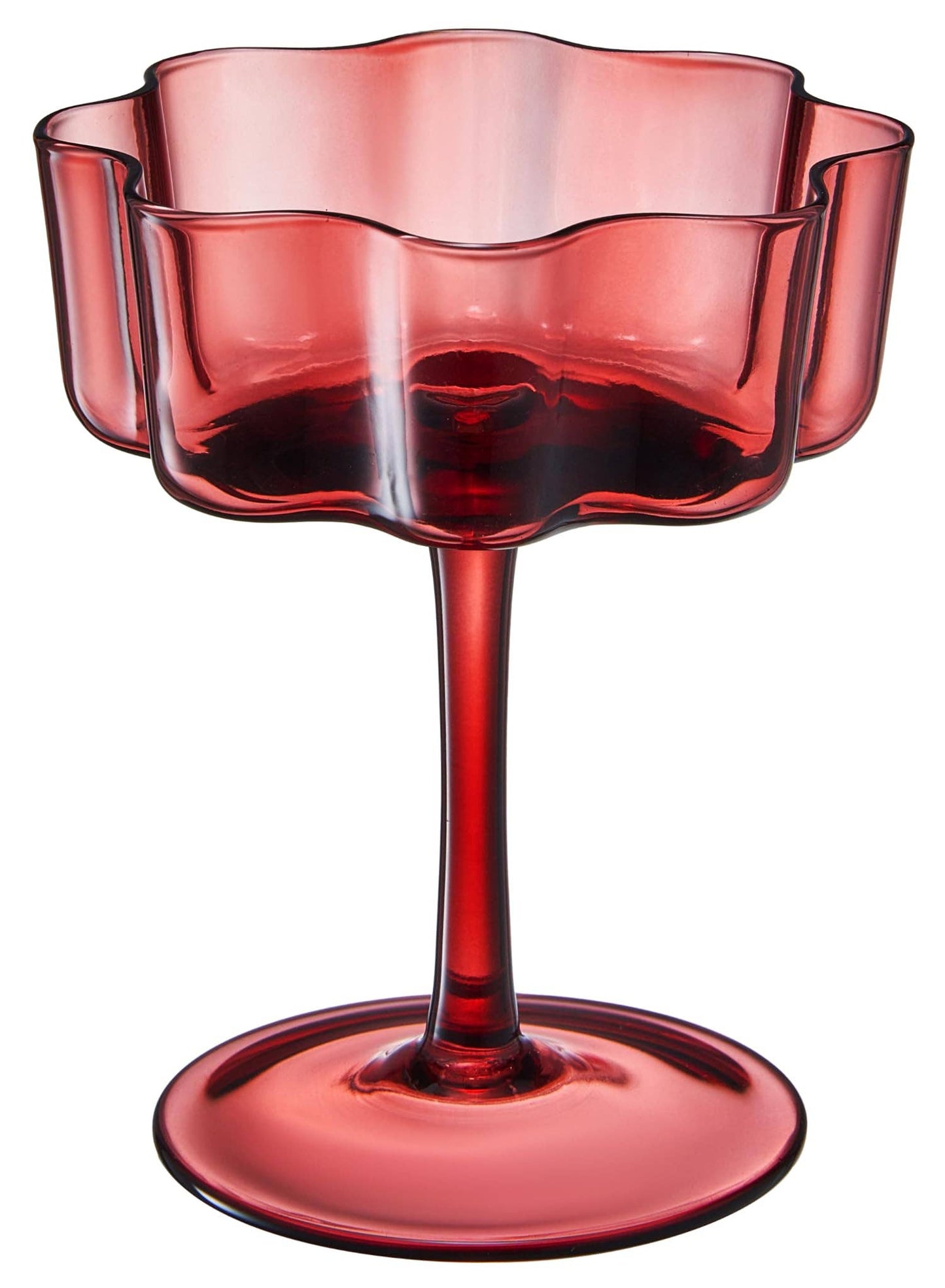 Wavy Coupe Glasses