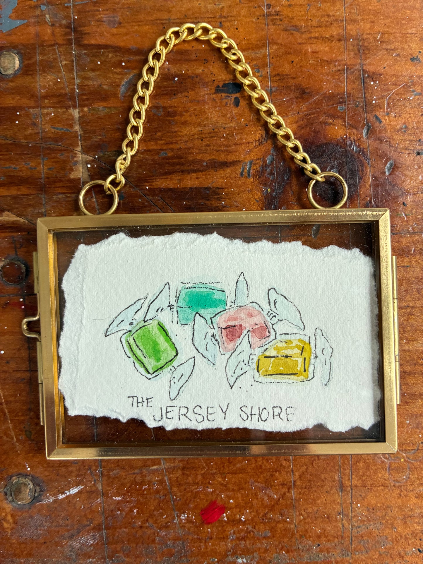 Original Watercolor Artwork | Salt Water Taffy