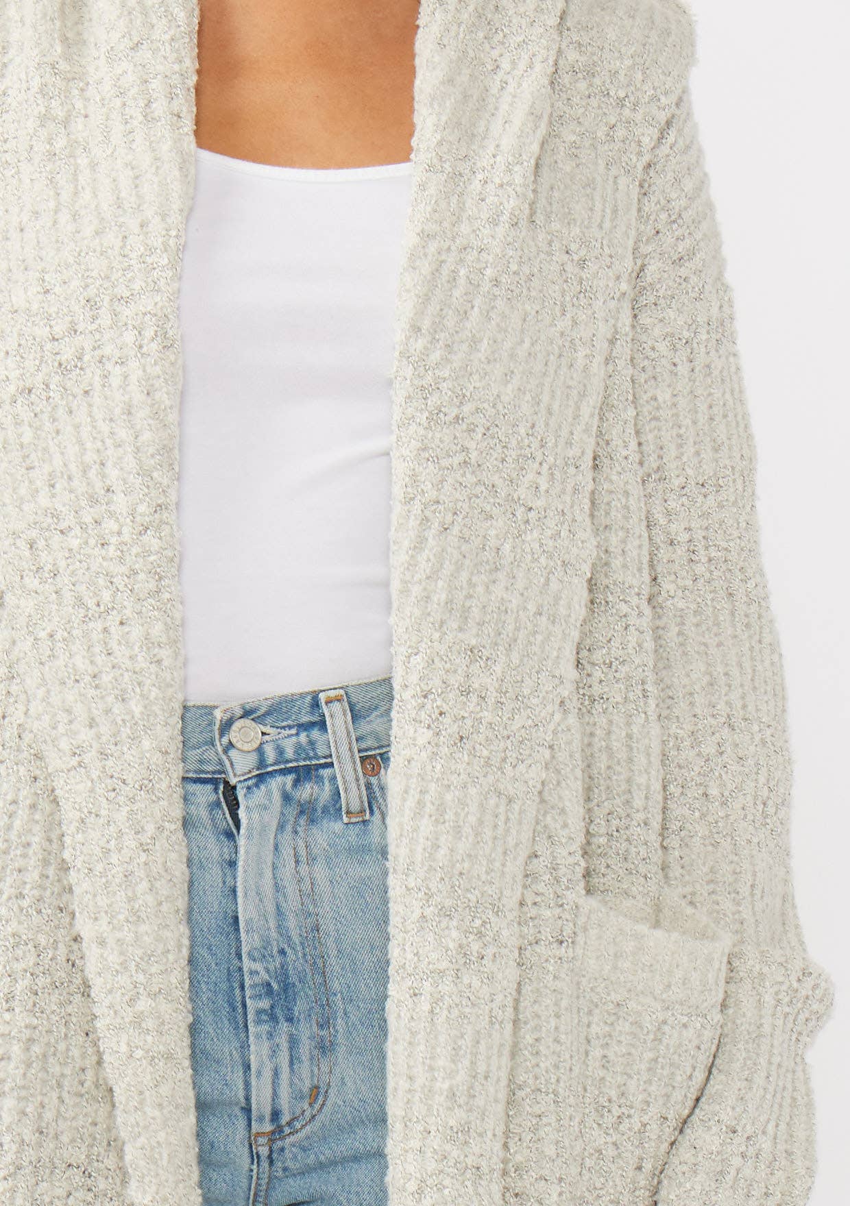 Hooded Sweater | Light Grey