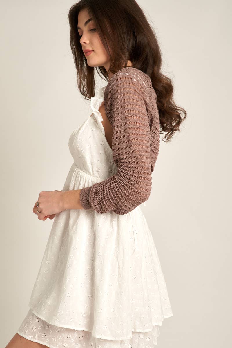 Kimono Shrug | Taupe