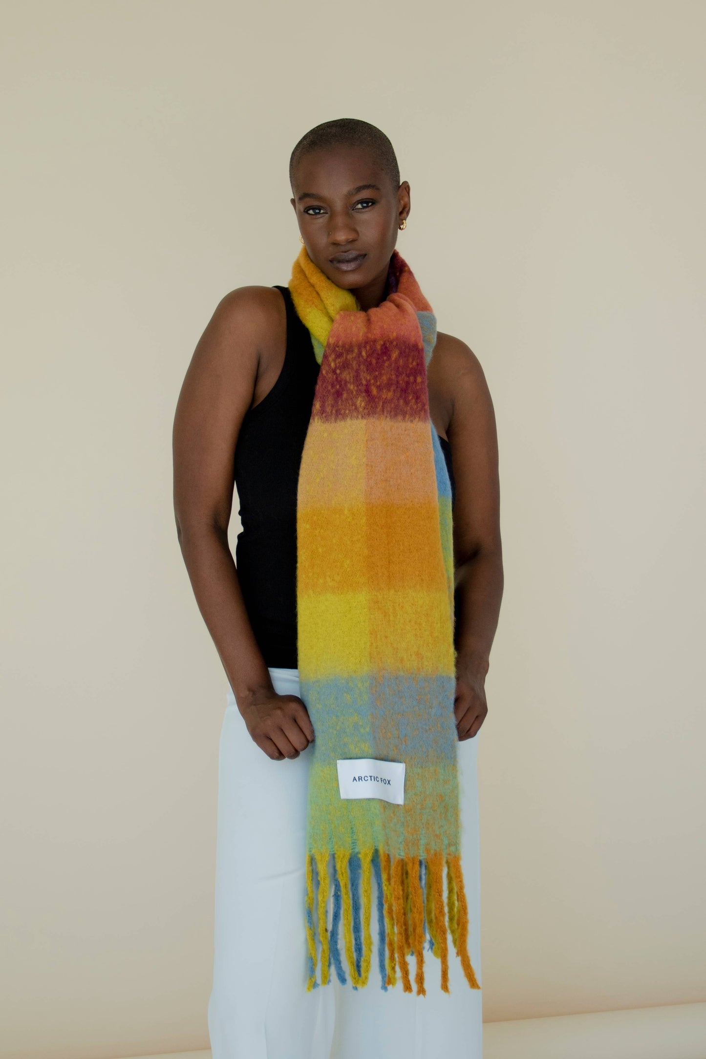 Scarf | Yellow Check