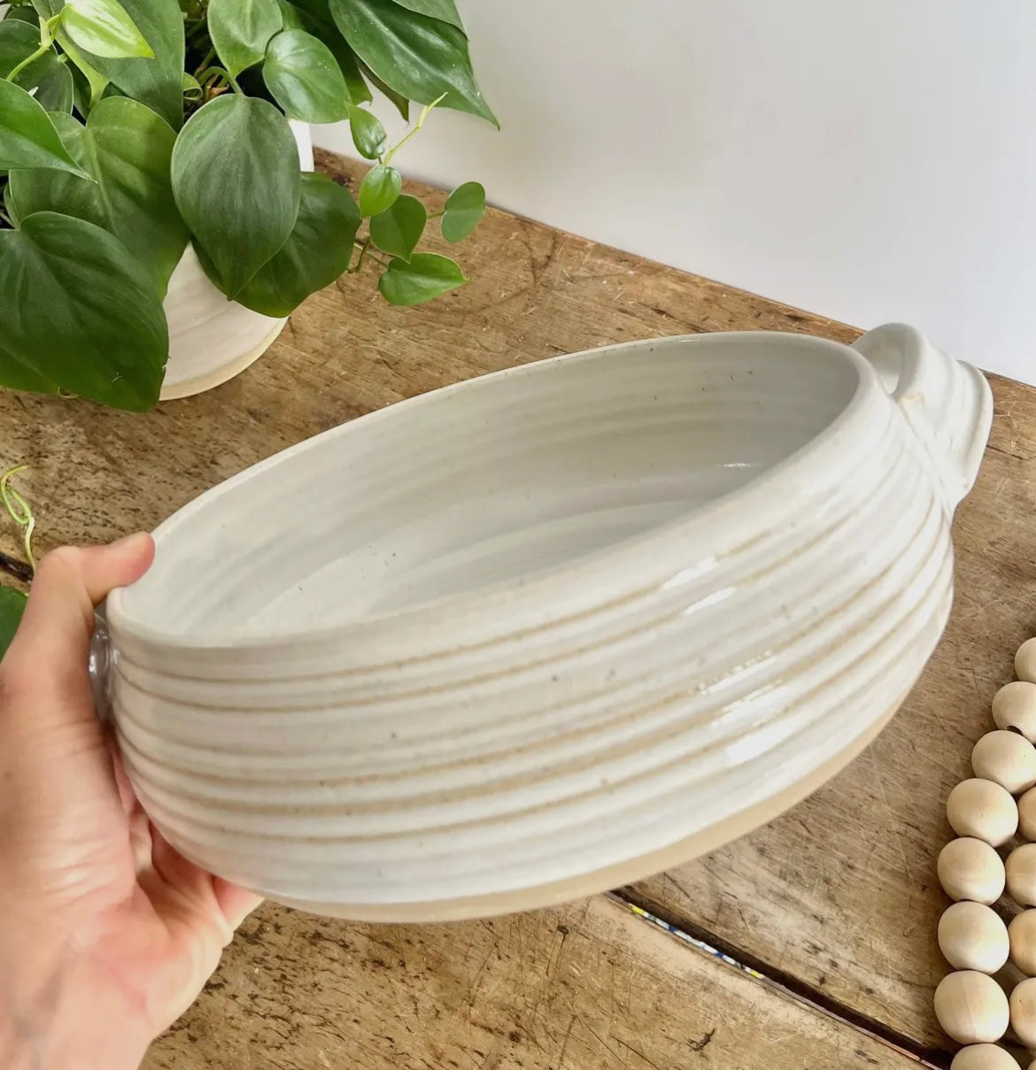 Ceramic Deep Baker | White