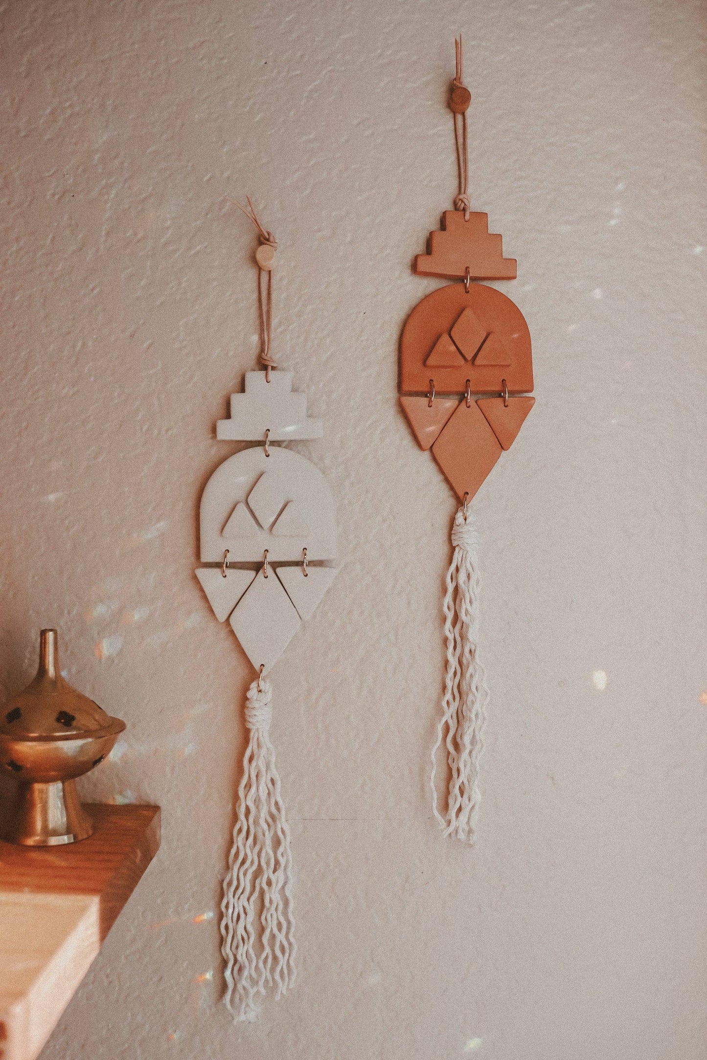 Wall Decor | Southwestern Diamonds | White Sandstone