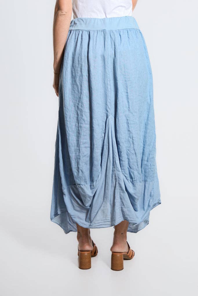 Bunched Pocket Skirt | Espresso