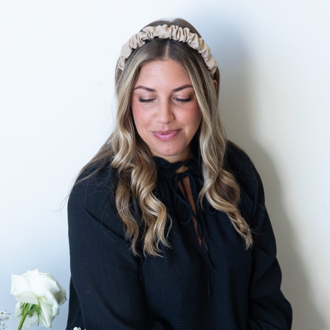 Headband | Scrunch | Beige