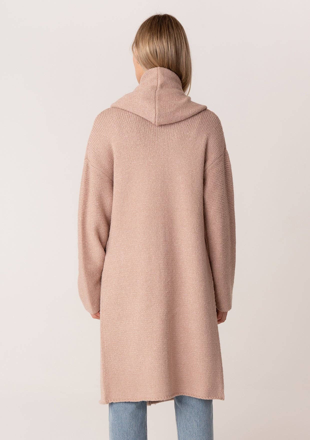Oversized Hooded Cardigan |
Camel