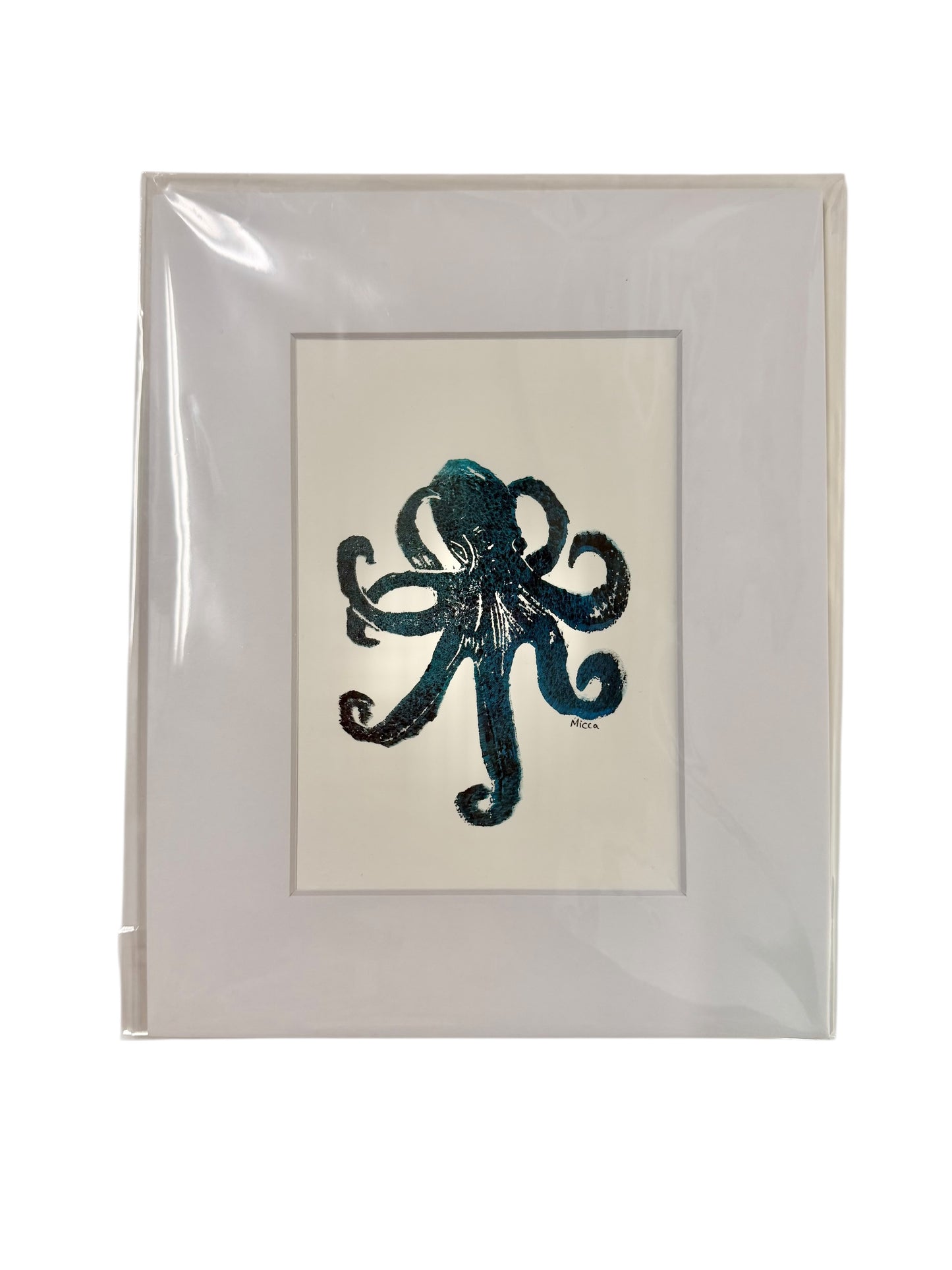 Matted Art Print | Sea Creatures