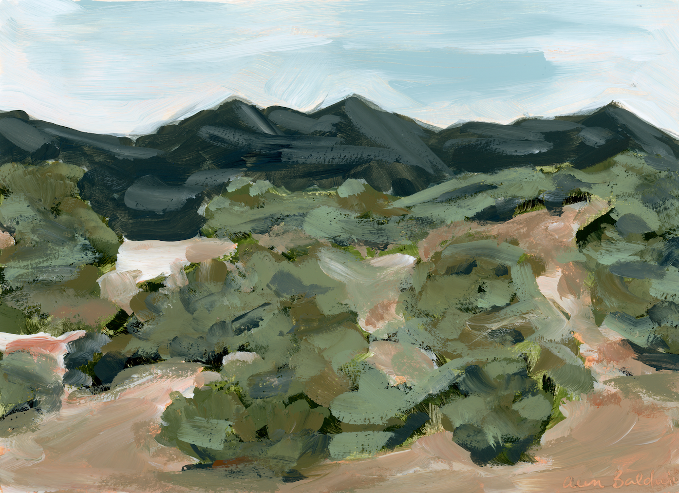 The Hills Print | 9x12