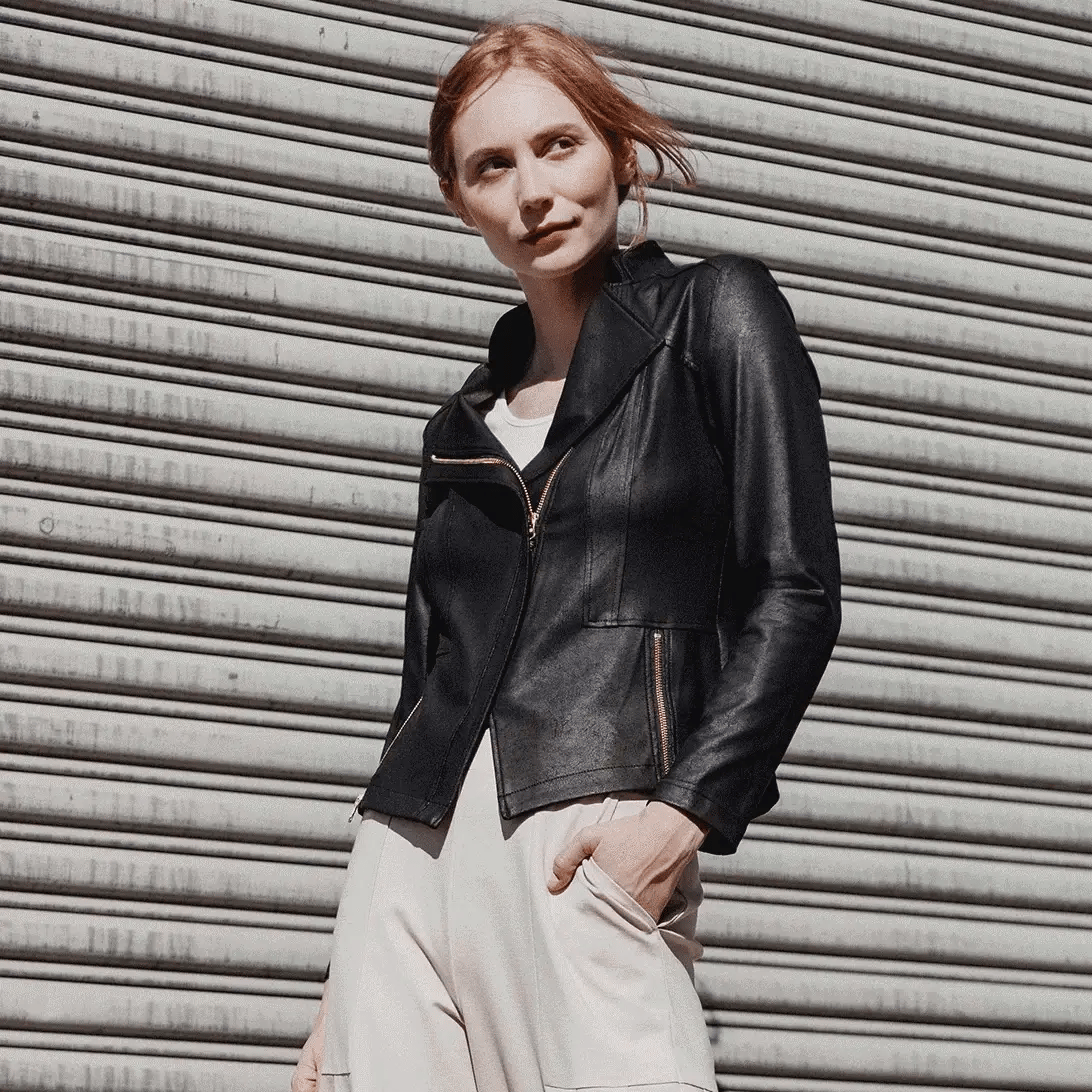 Liquid Leather ™ Signature Jacket: Black / XS