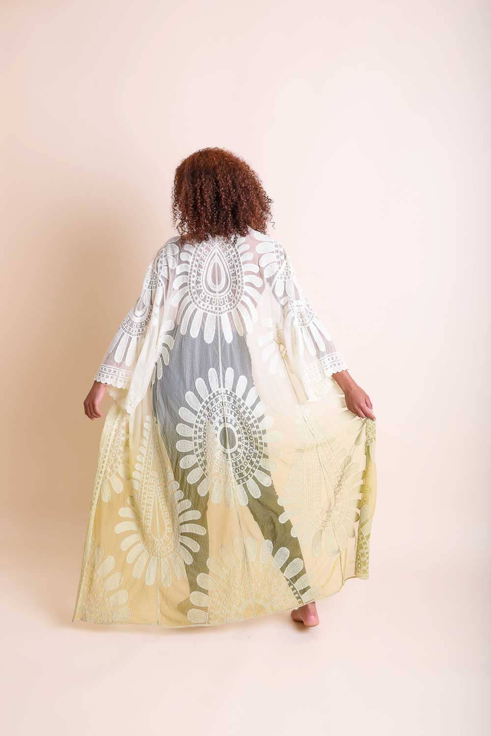 Ombre Lace Kimono | Ochre