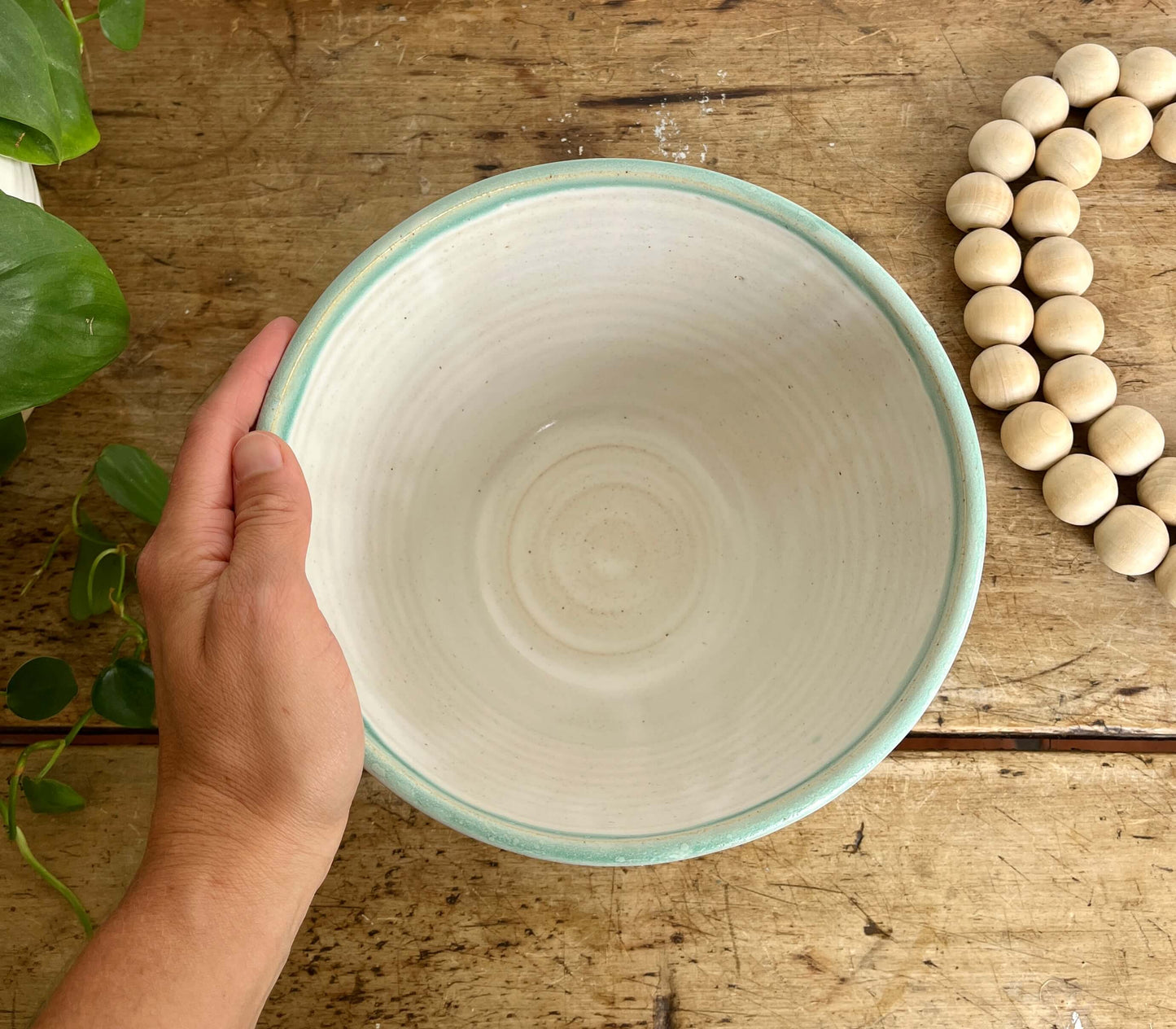 Small Ceramic Serving Bowl | White