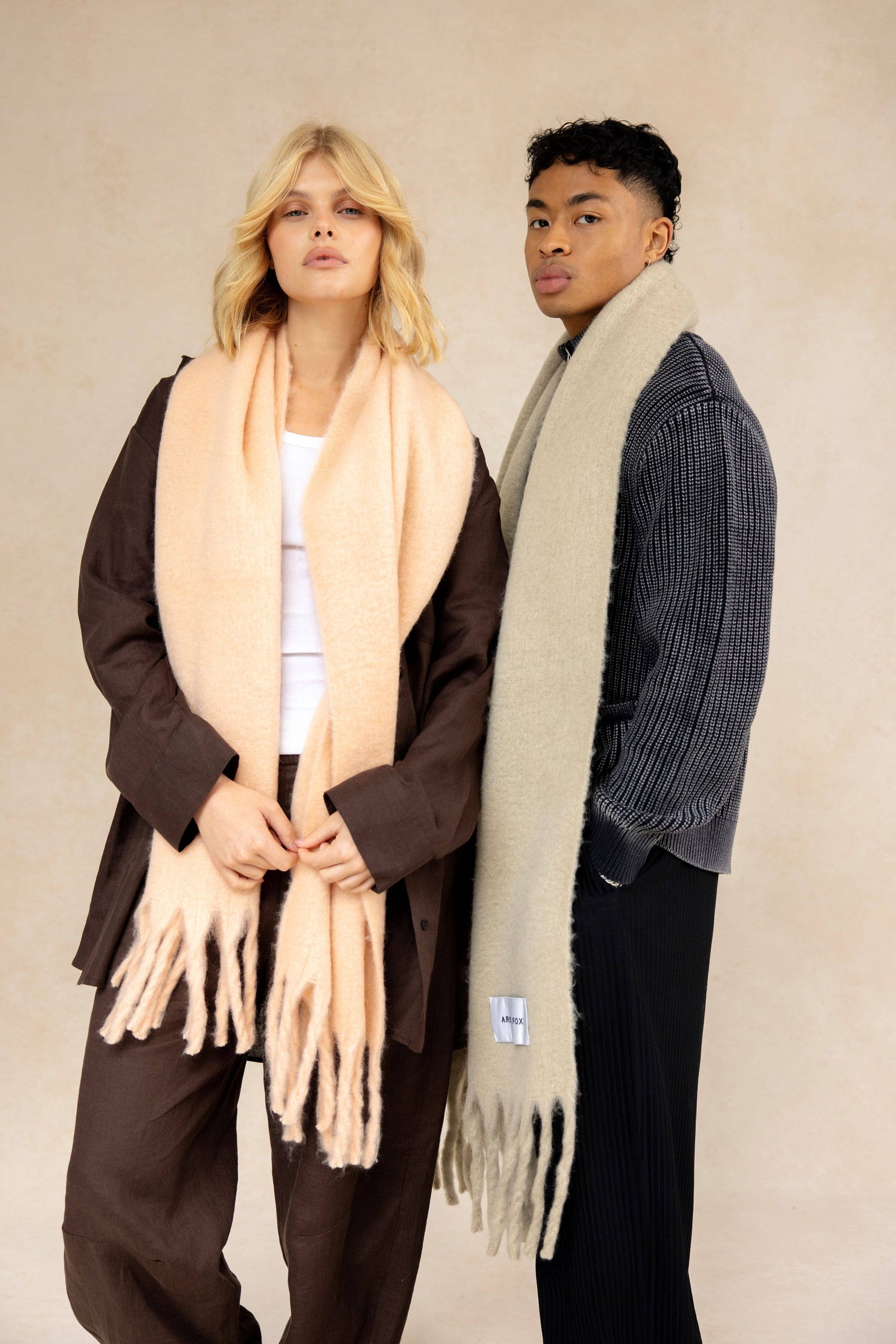 Scarf | Pink Clay