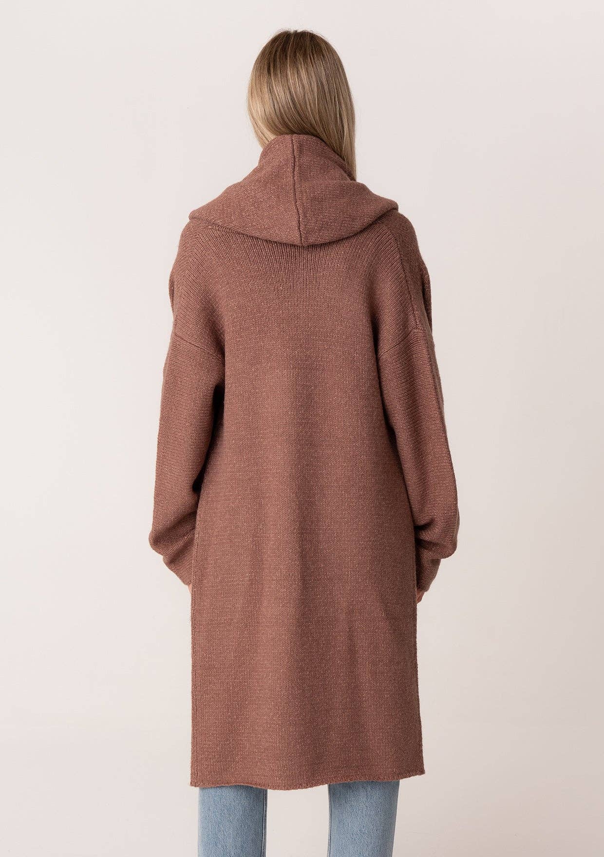 Oversized Hooded Cardigan |
Camel