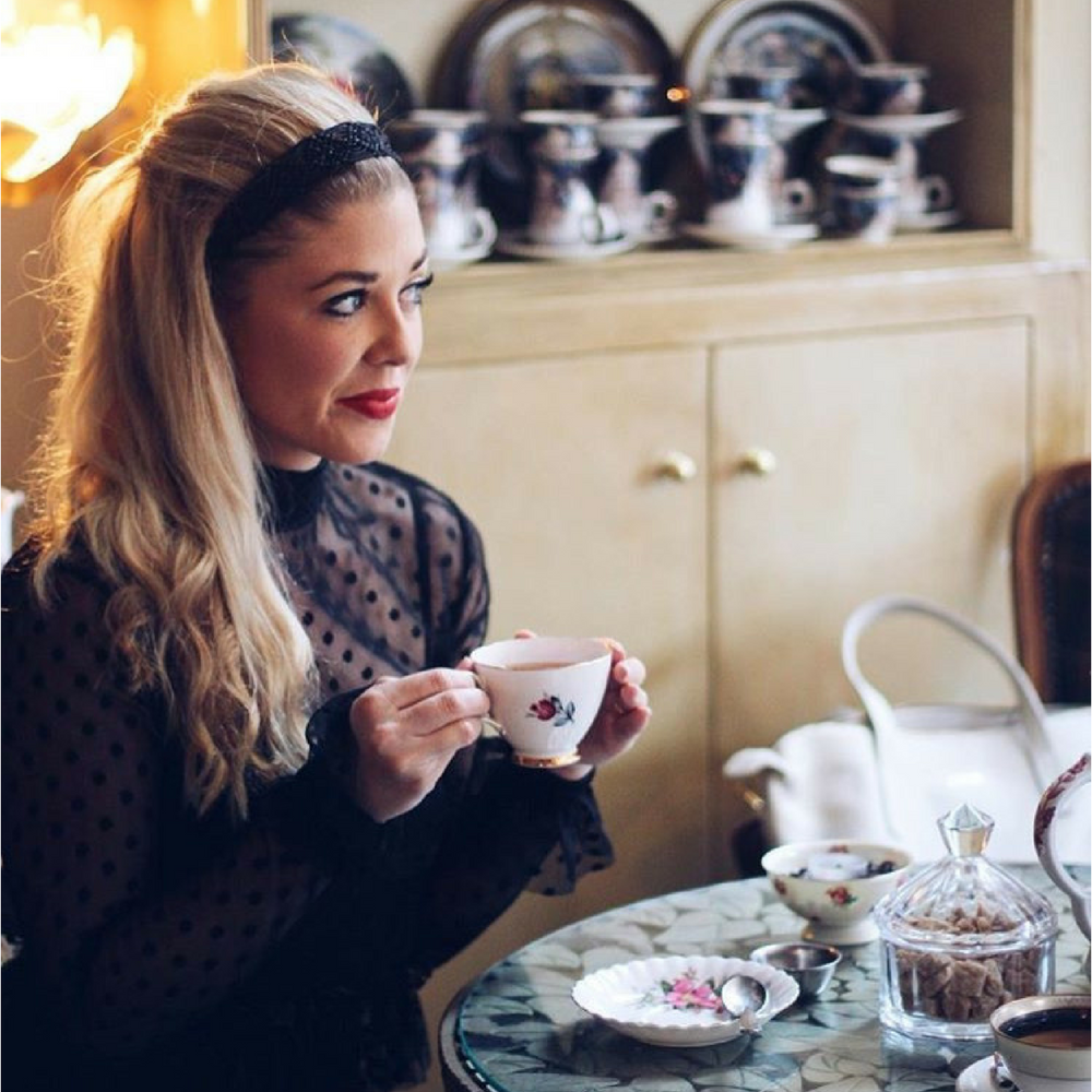 Black Macrame Headband