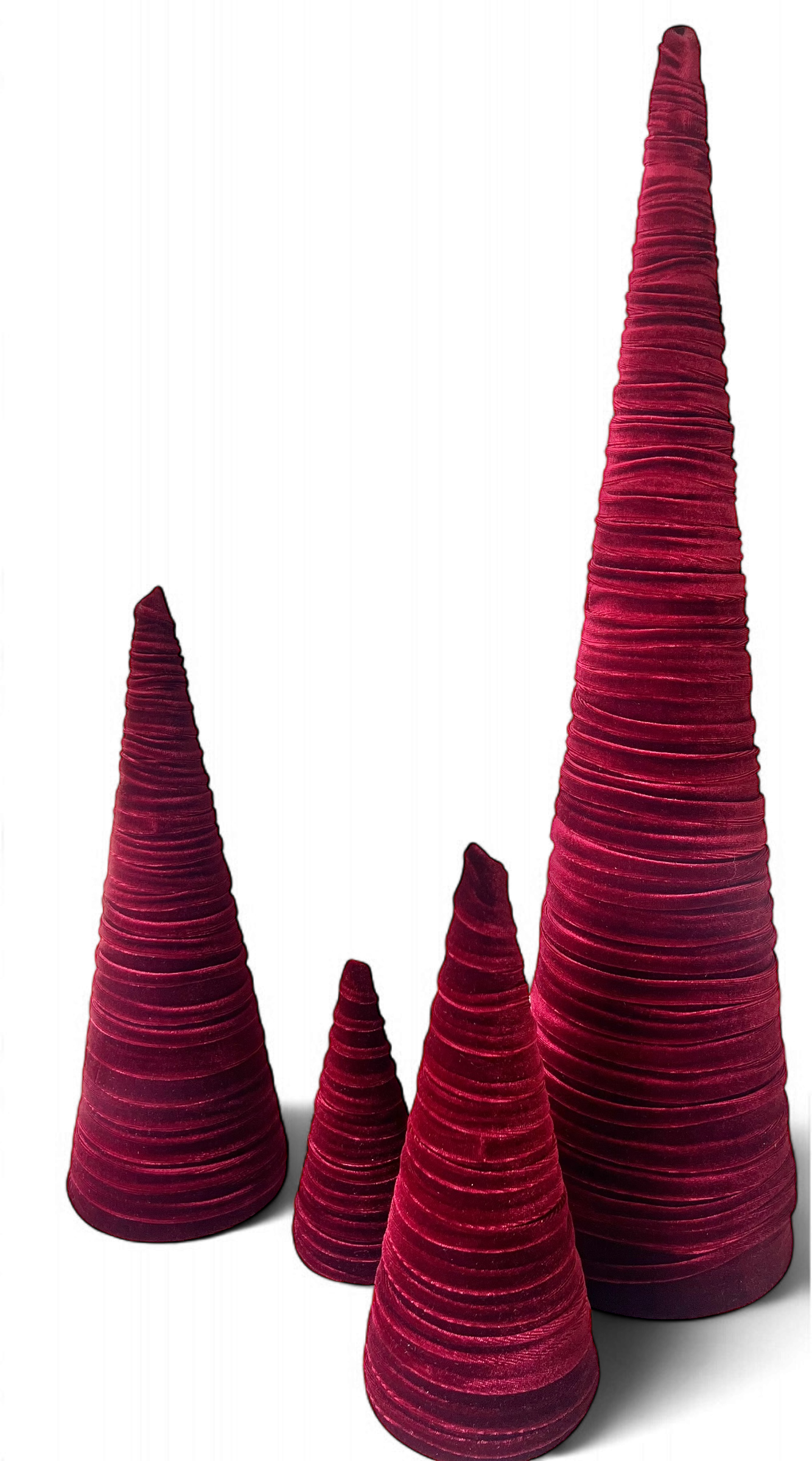 Velvet Trees | Burgundy