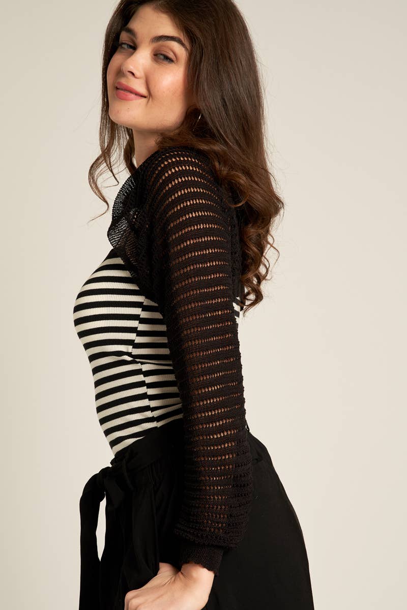 Kimono Shrug | Black