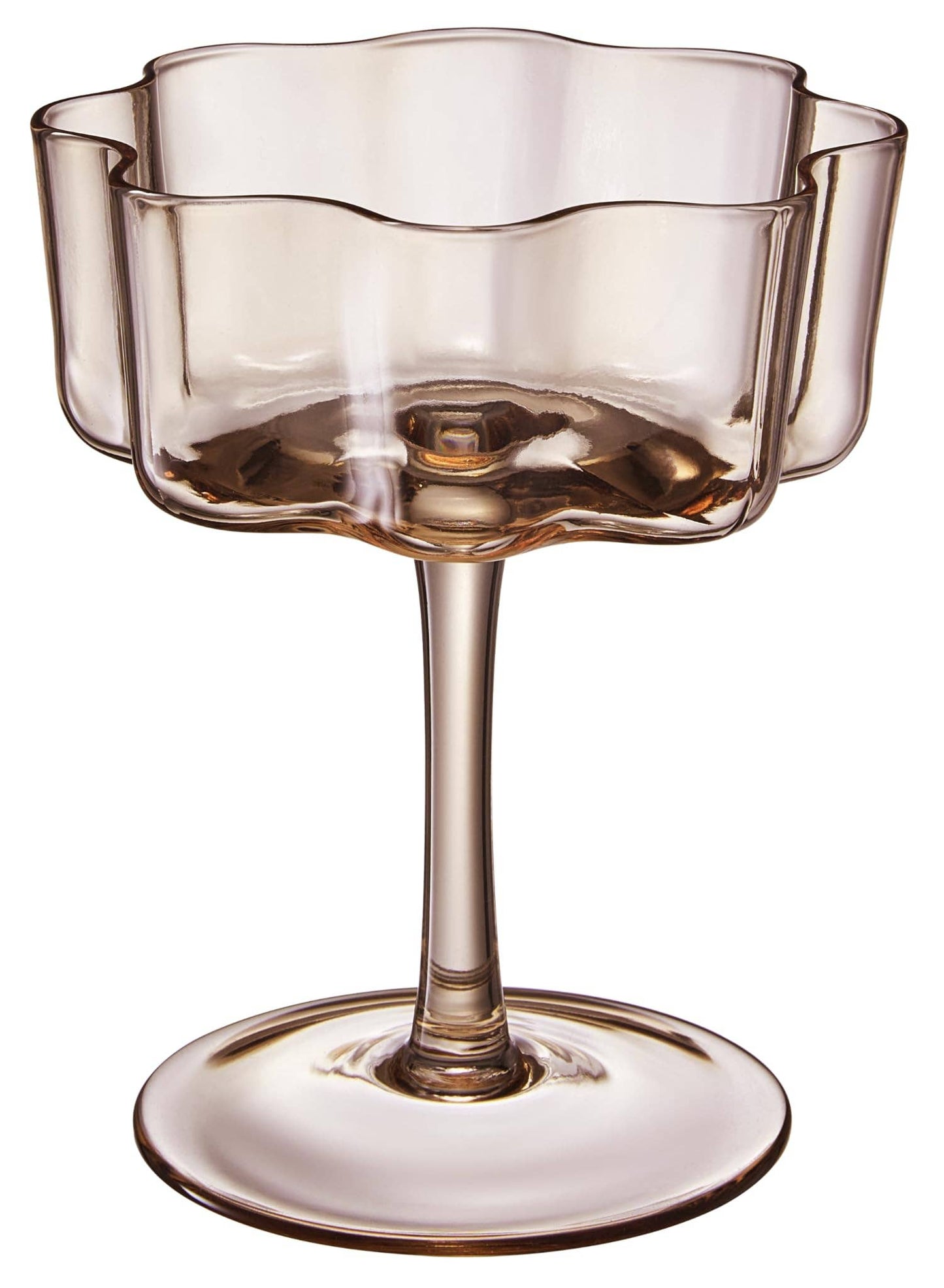 Wavy Coupe Glasses