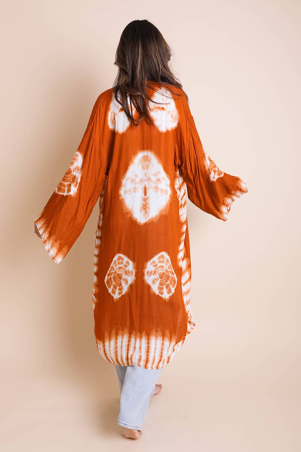 Tie-Dye Kimono | Olive