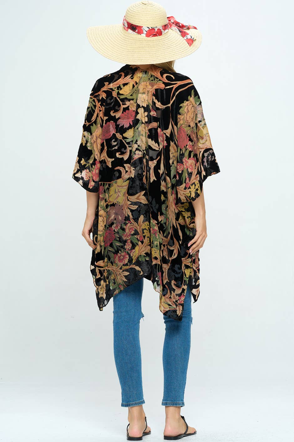 Kimono | Velvet | Floral