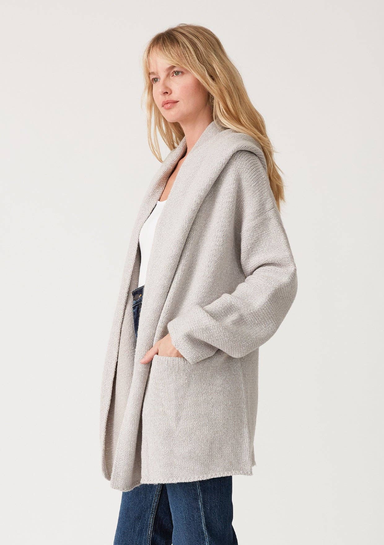 Hooded Sweater | Heather Grey
