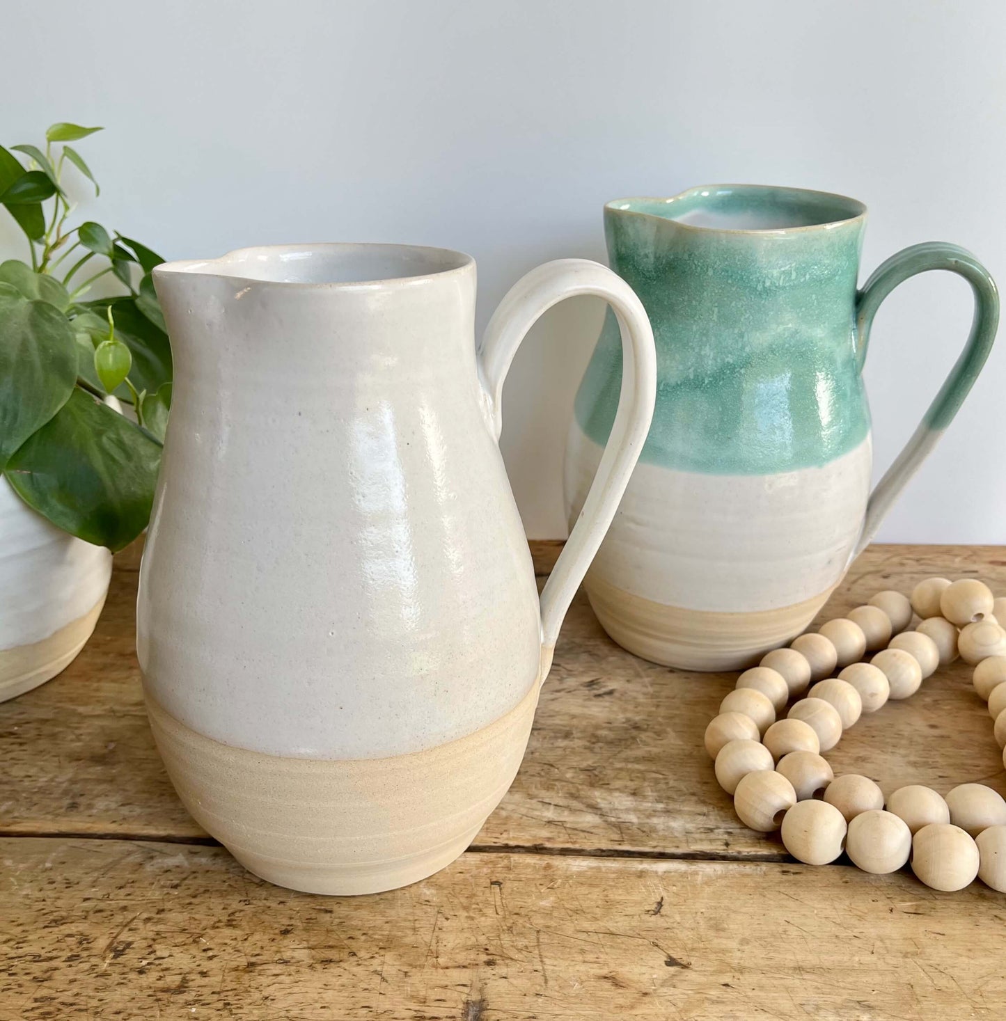 Classic Ceramic Pitcher | White