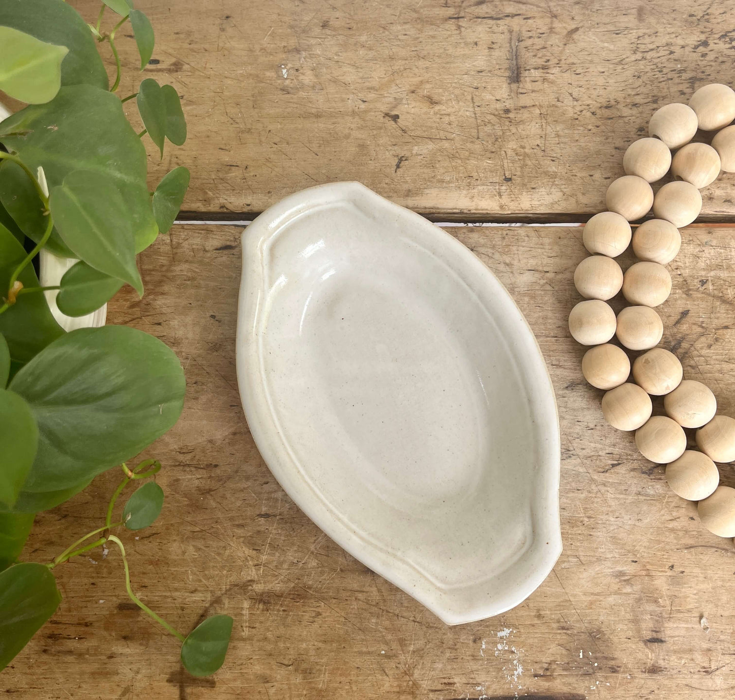 Ceramic Cornbread Bake | White
