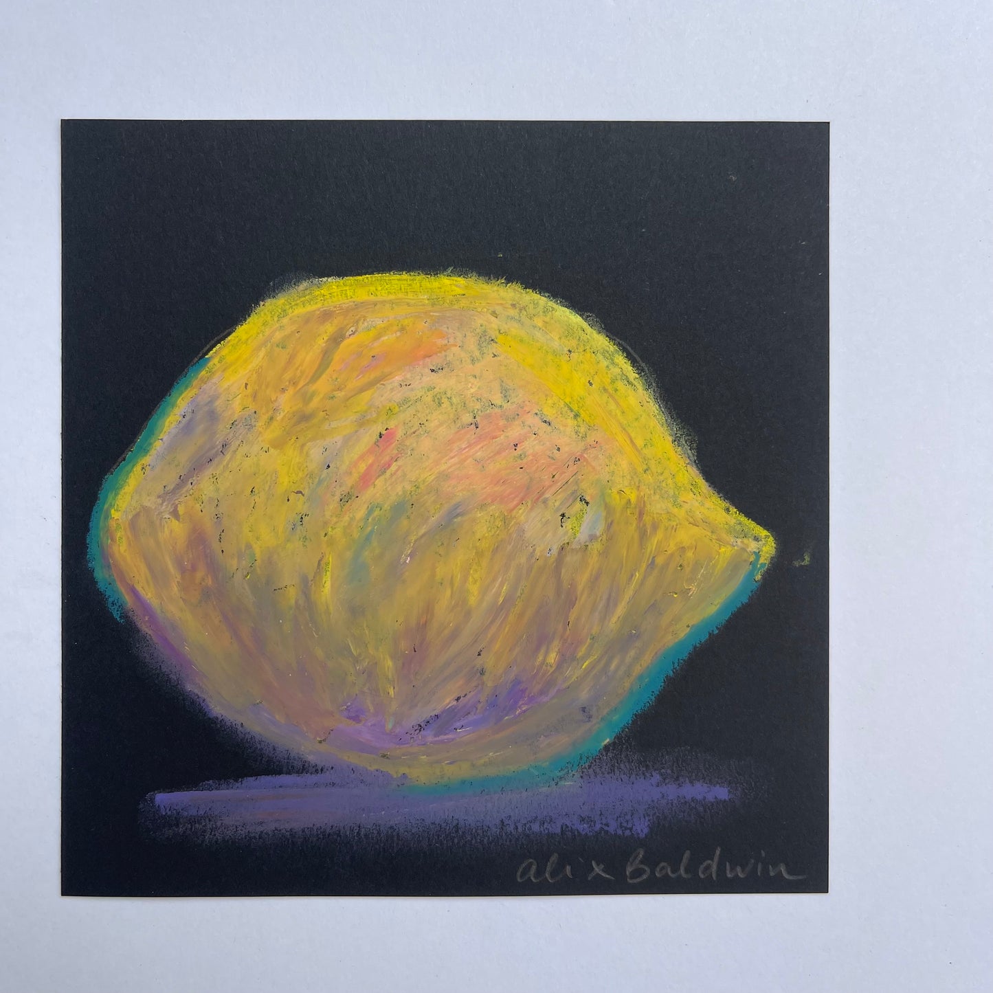 Artwork | Square oil pastel 5x5 IX