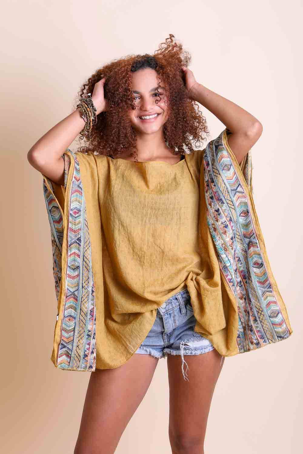 Poncho | Mustard
