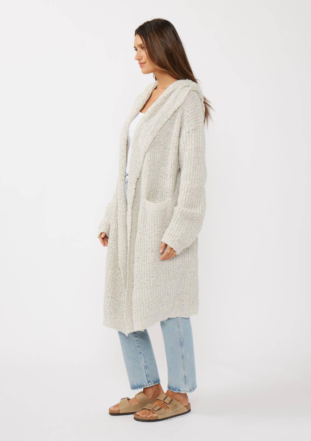 Hooded Sweater | Light Grey