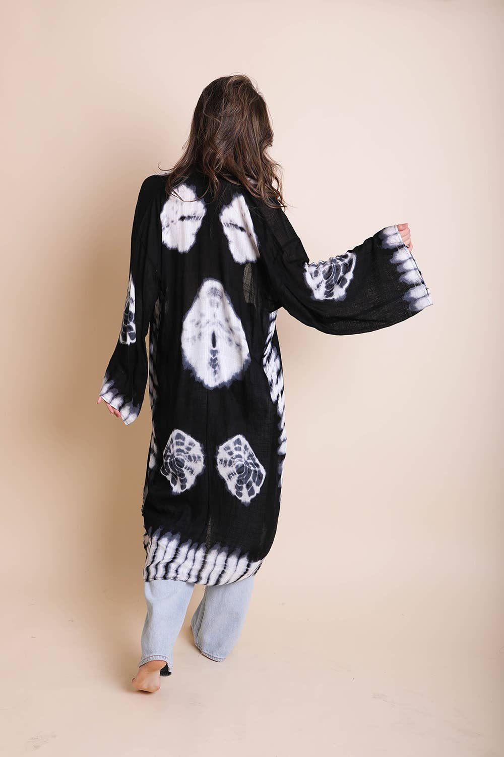 Tie-Dye Kimono | Olive