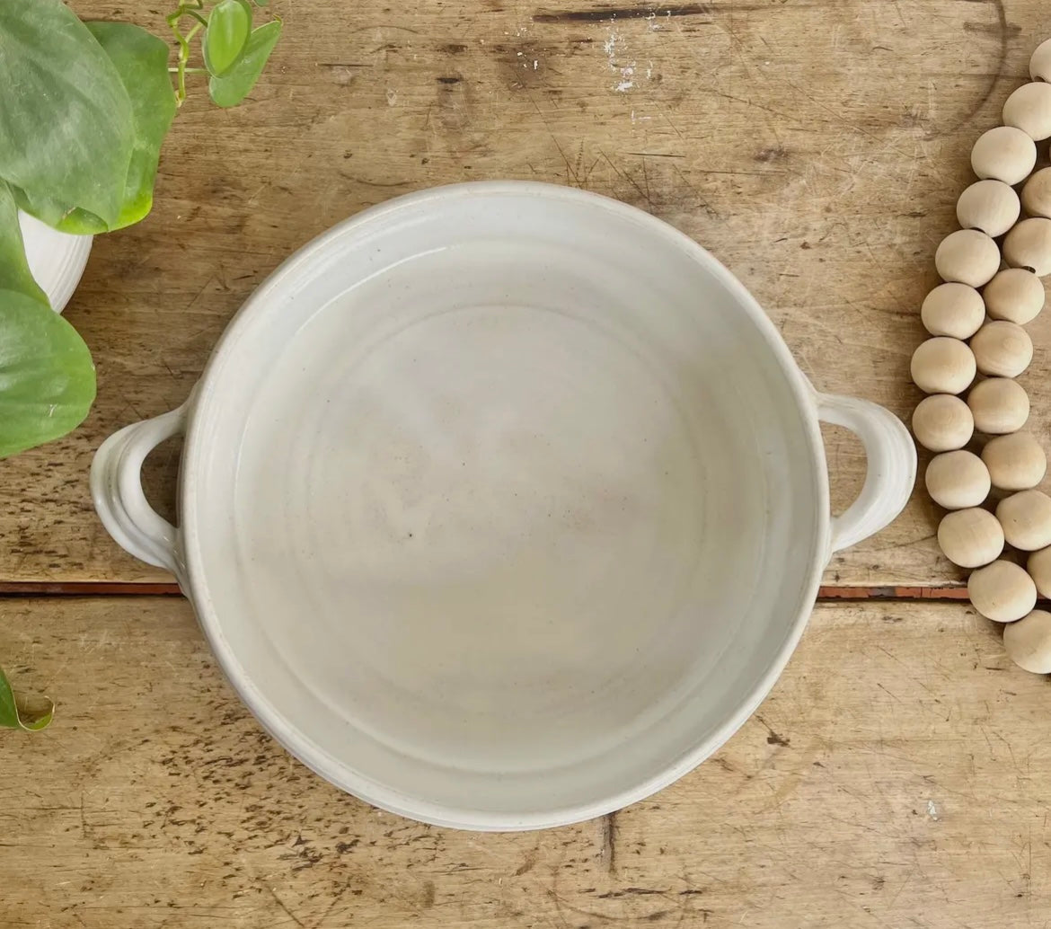 Ceramic Deep Baker | White