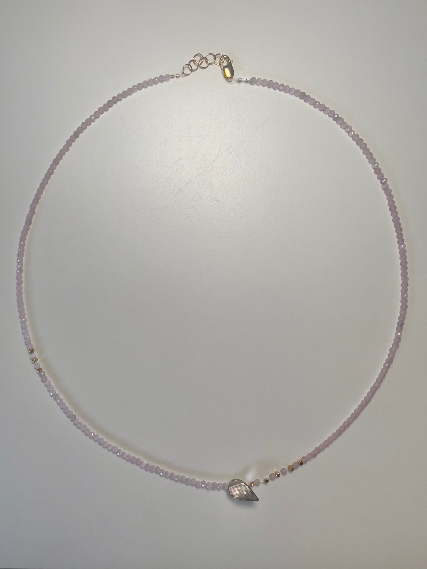 Handmade Necklace | Rose Quartz