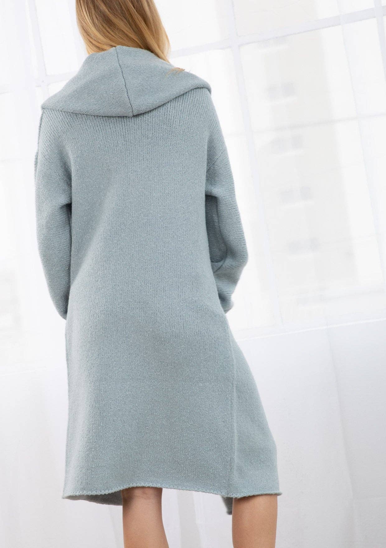 Hooded Sweater | Platinum