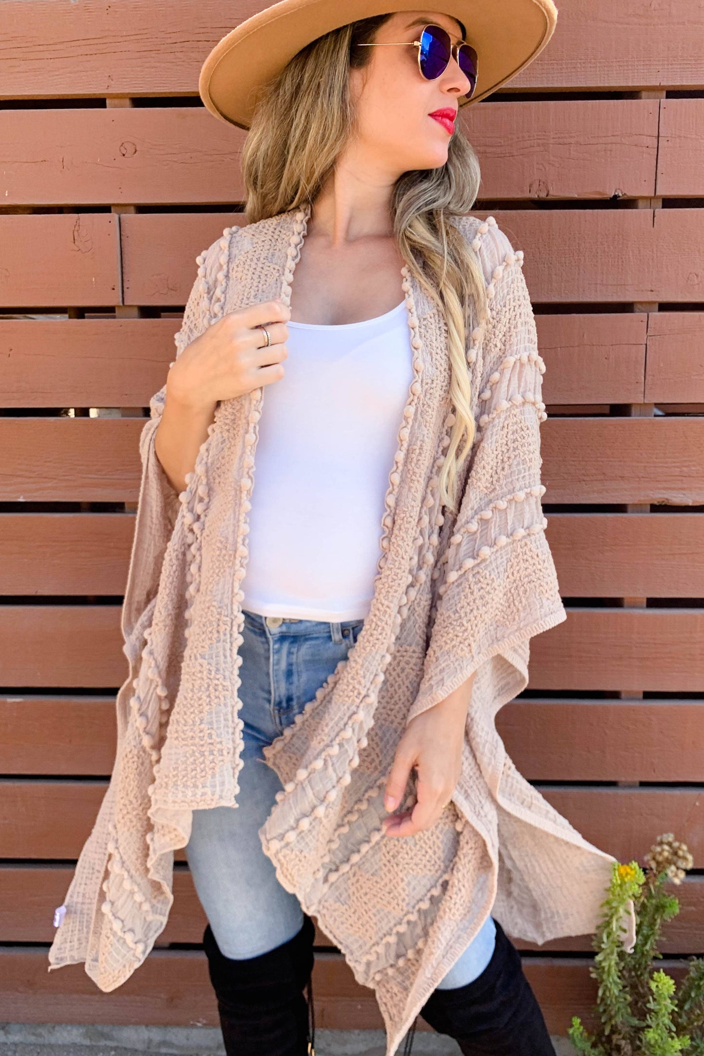 Kimono | Zig Zag | Tan